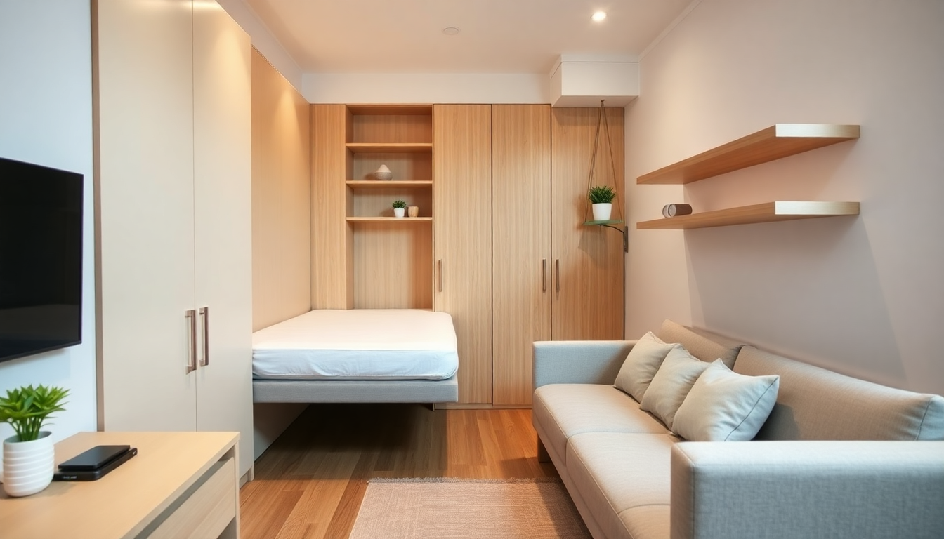 Aménager un studio : les meubles indispensables pour gagner de la place