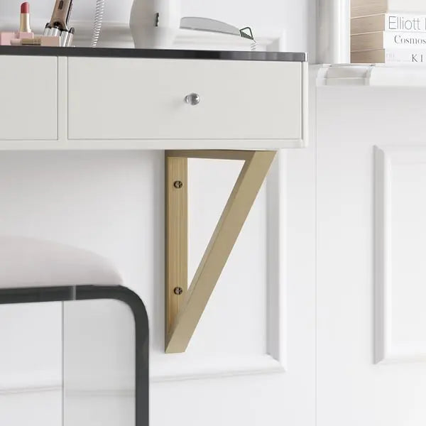 Coiffeuse Mural Table De Toilette Flottant En Verre Trempé ACCESS MEUBLE