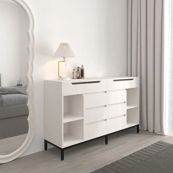 Commode à miroir avec 8 tiroirs de rangement ACCESS MEUBLE