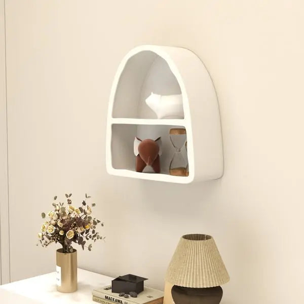 Étagère murale cintrée art déco en Bois avec Rangement ACCESS MEUBLE