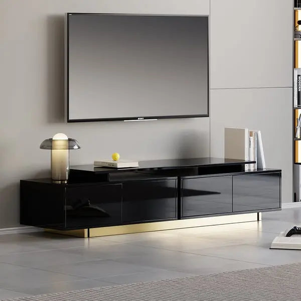 Meuble TV Brillant extensible moderne ACCESS MEUBLE