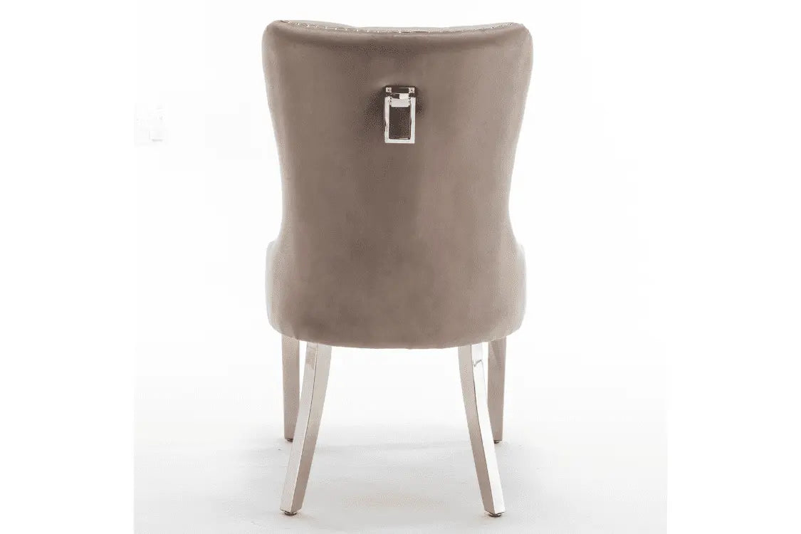 Chaise POIGNE rectangle en velours ACCESS MEUBLE