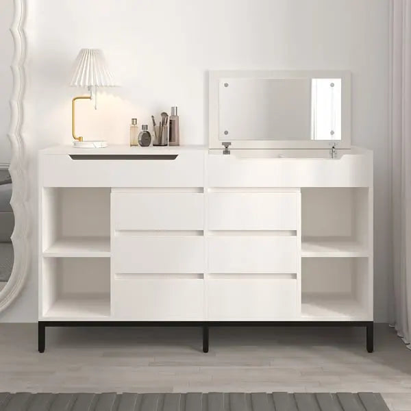 Commode à miroir avec 8 tiroirs de rangement ACCESS MEUBLE