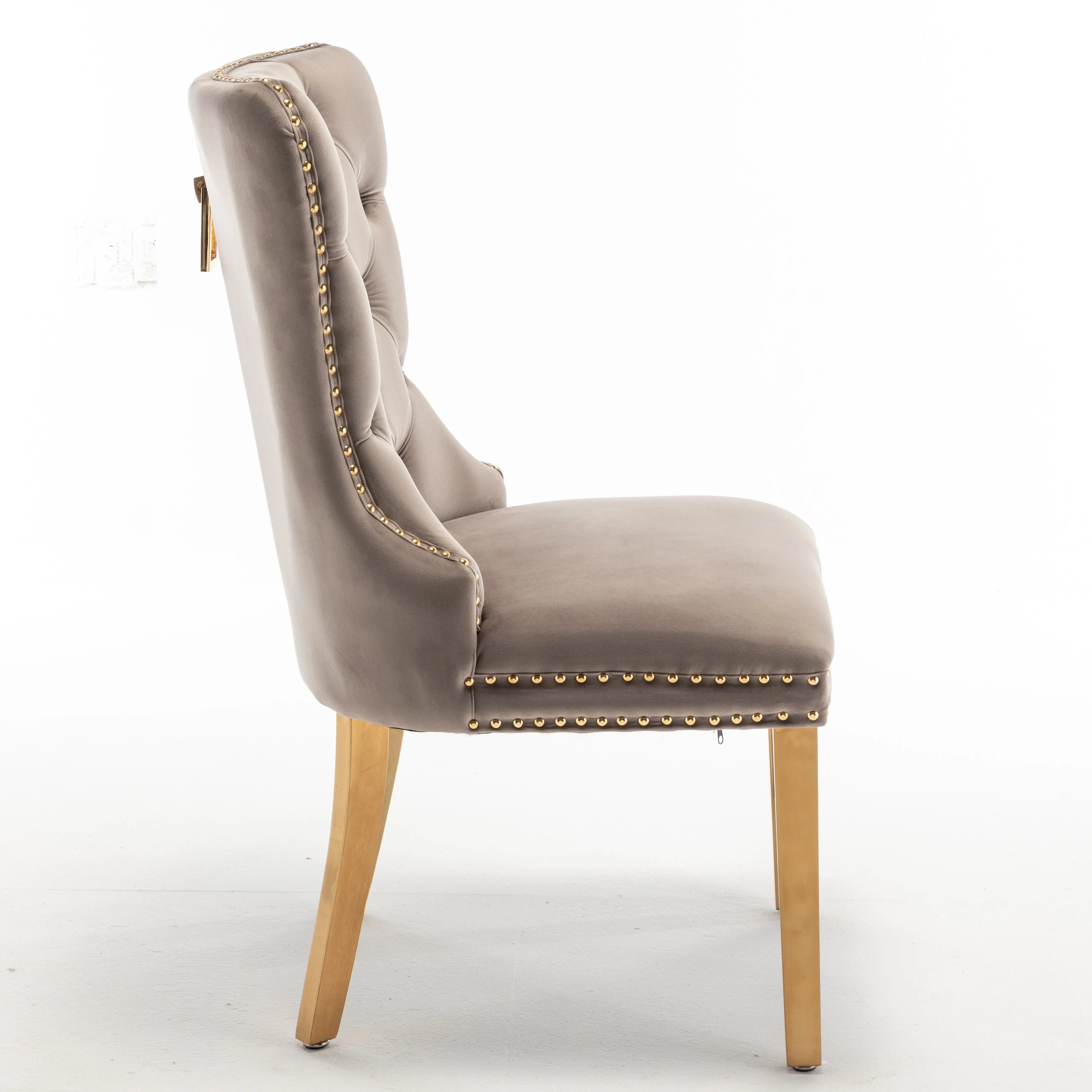 Chaise POIGNE rectangle en velours ACCESS MEUBLE