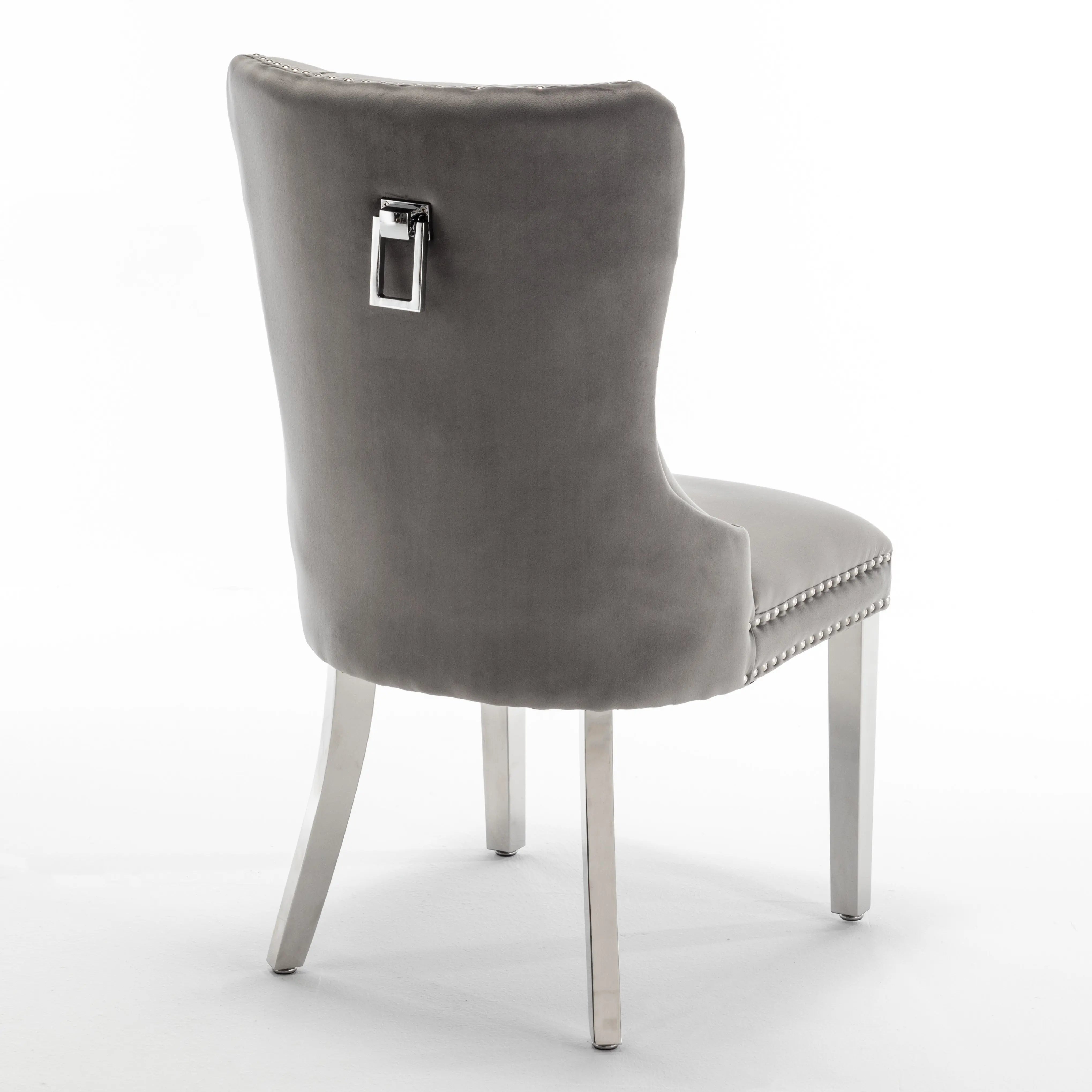 Chaise POIGNE rectangle en velours ACCESS MEUBLE