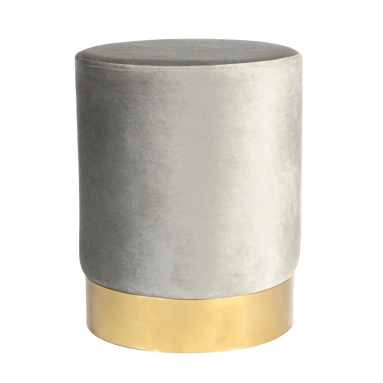 Pouf rond en velours HARBOUR ACCESS MEUBLE