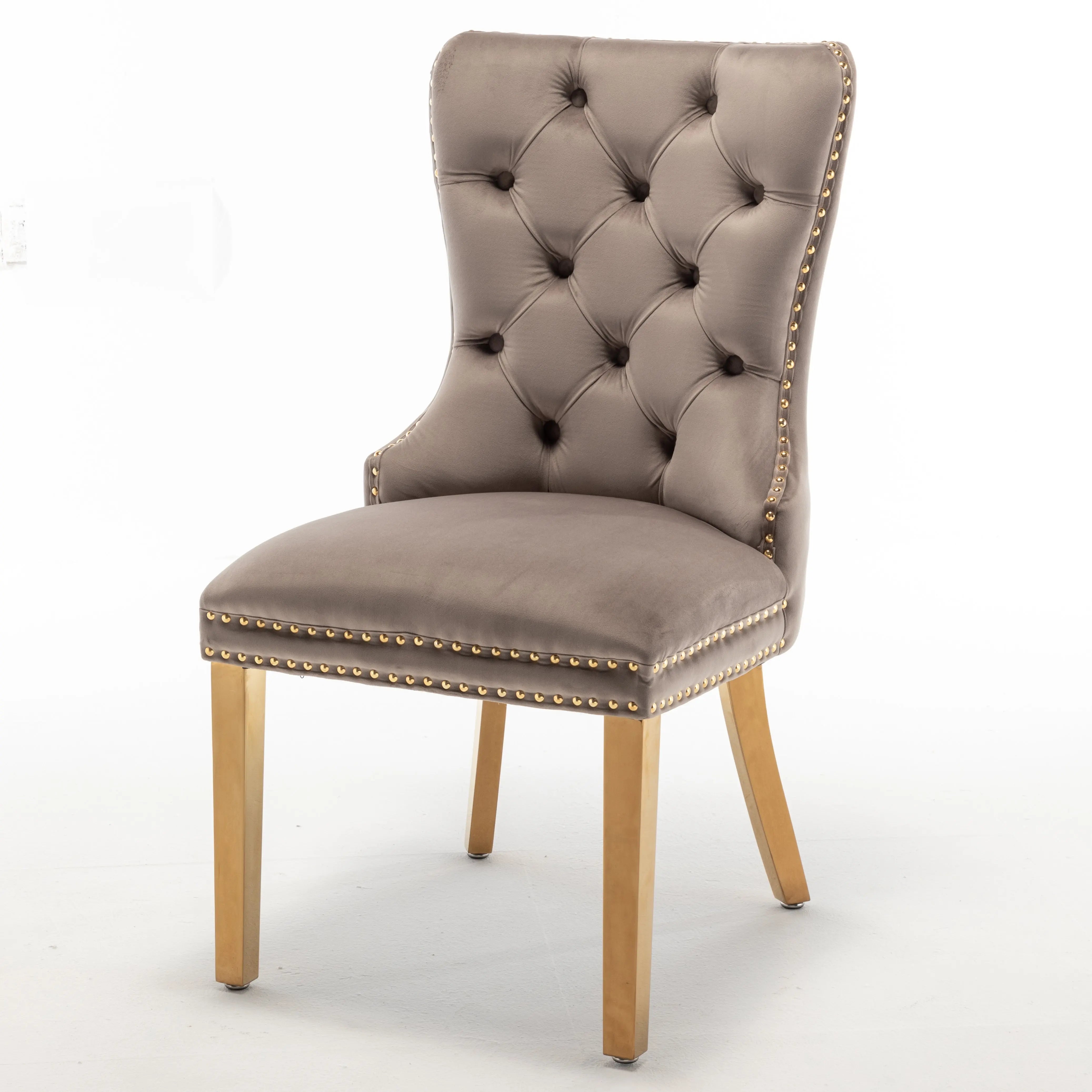 Chaise POIGNE rectangle en velours ACCESS MEUBLE