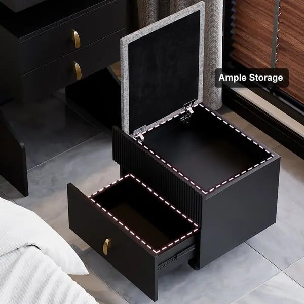 Mini-coiffeuse avec miroir et tabouret ACCESS MEUBLE
