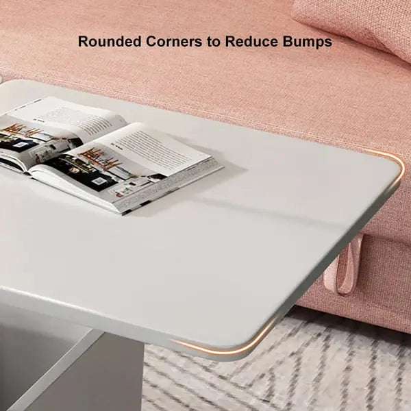 Table basse blanc relevable avec rangement ACCESS MEUBLE