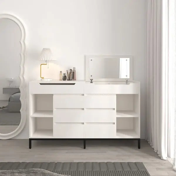 Commode à miroir avec 8 tiroirs de rangement ACCESS MEUBLE