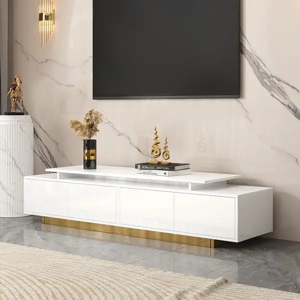 Meuble TV Brillant extensible moderne ACCESS MEUBLE