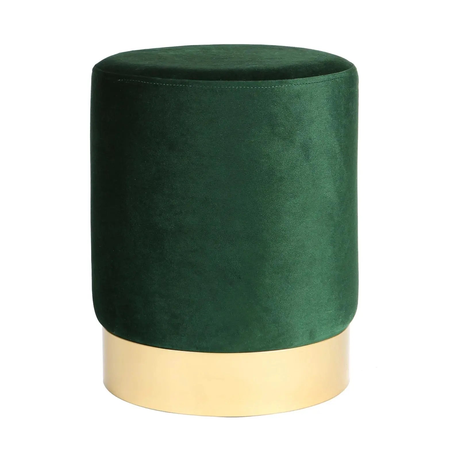 Pouf rond en velours HARBOUR ACCESS MEUBLE