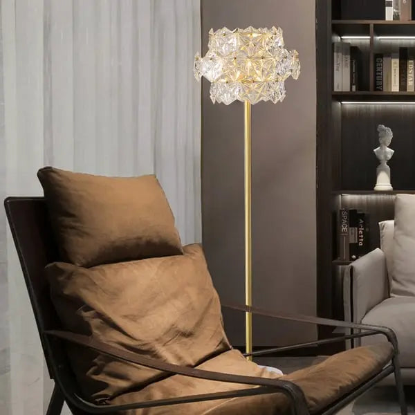 Lampadaire à 3 ampoules enfichable en marbre ACCESS MEUBLE