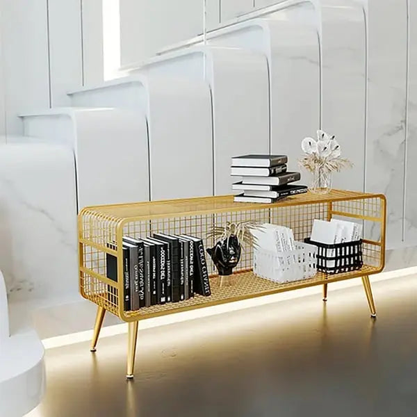 Étagère en maille dorée ACCESS MEUBLE