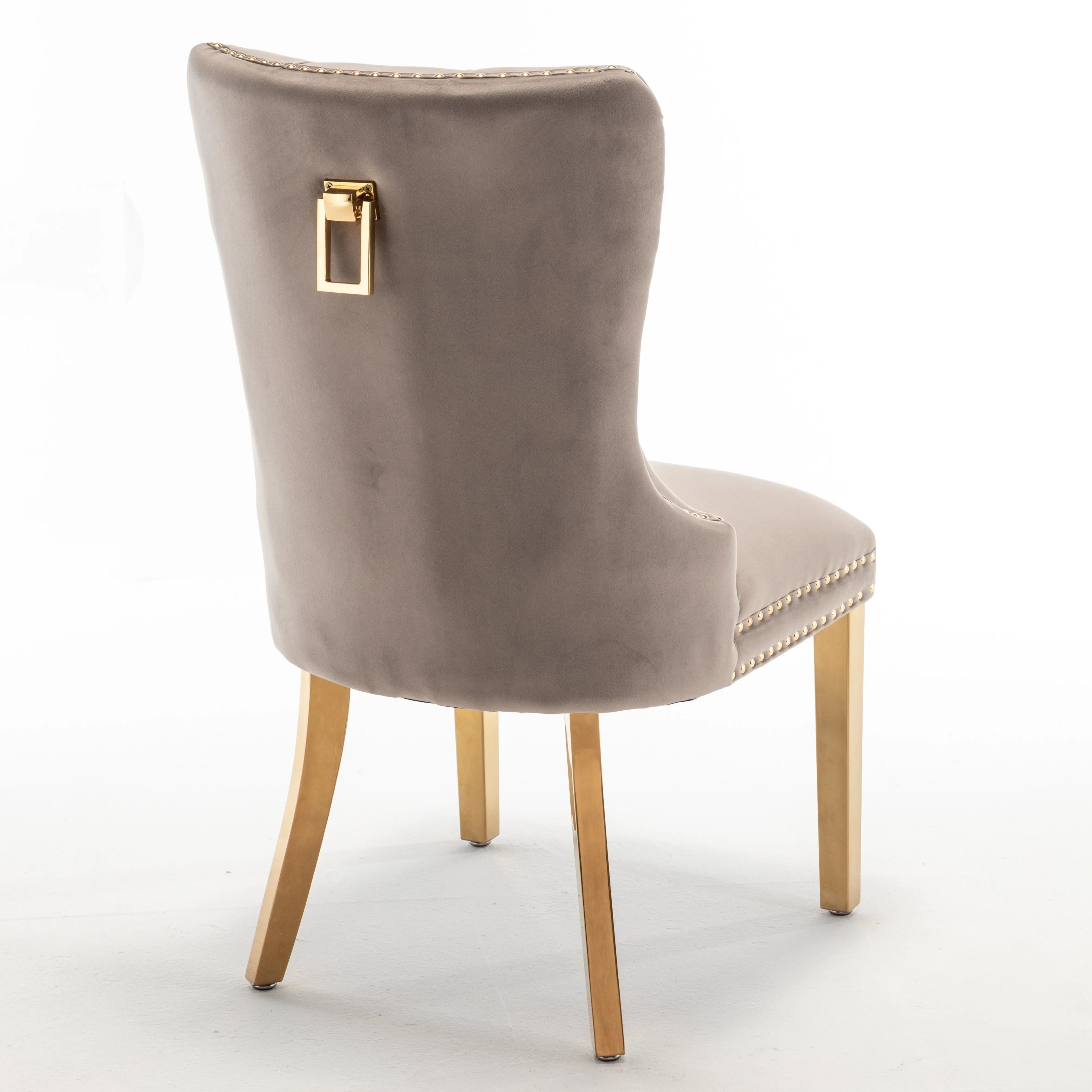 Chaise POIGNE rectangle en velours ACCESS MEUBLE