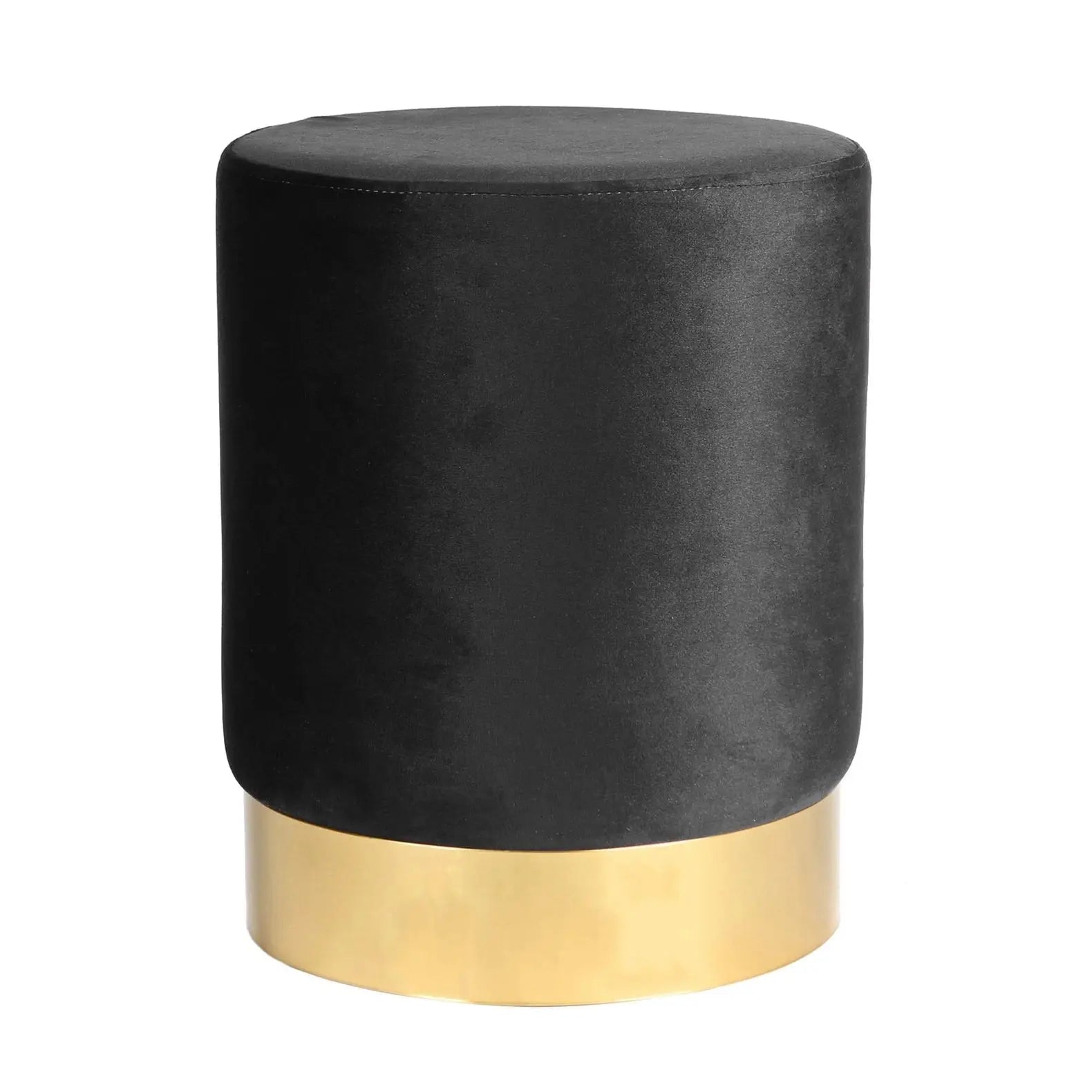 Pouf rond en velours HARBOUR ACCESS MEUBLE