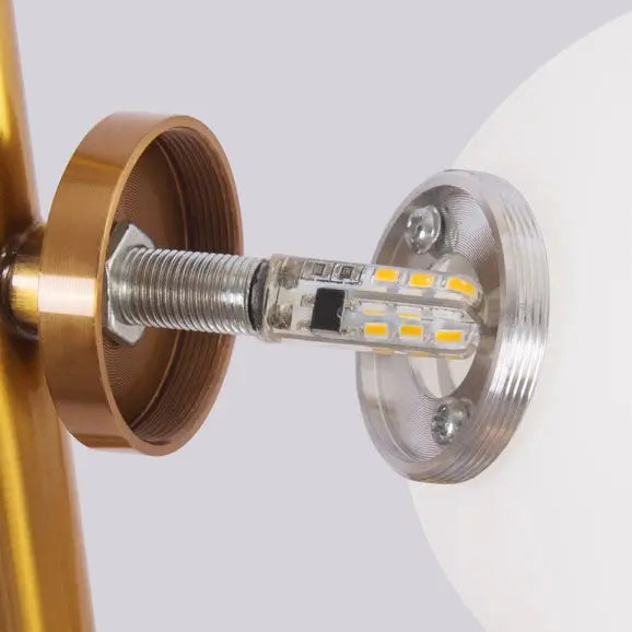 Lampadaire minimaliste en marbre noir et or ACCESS MEUBLE