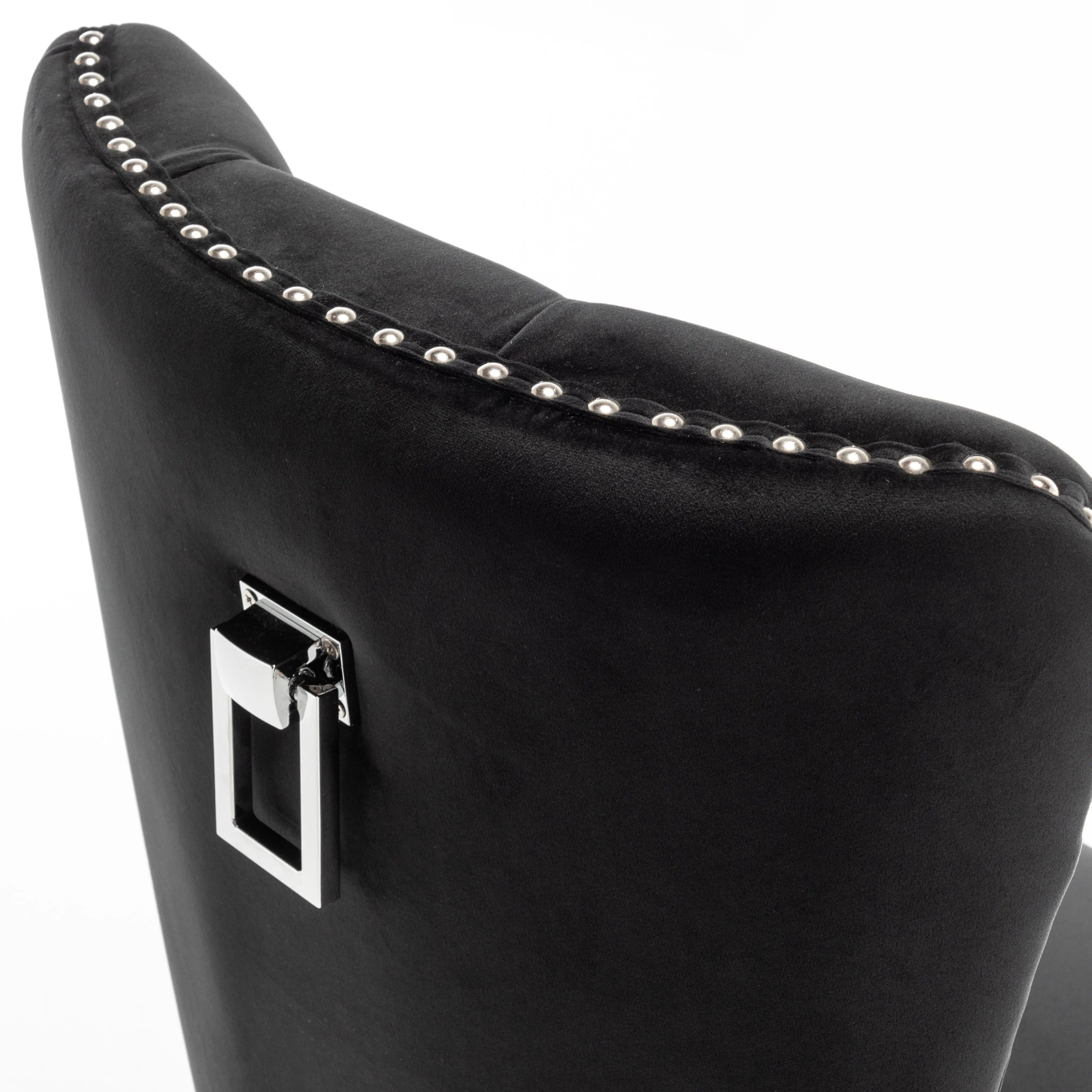 Chaise POIGNE rectangle en velours ACCESS MEUBLE
