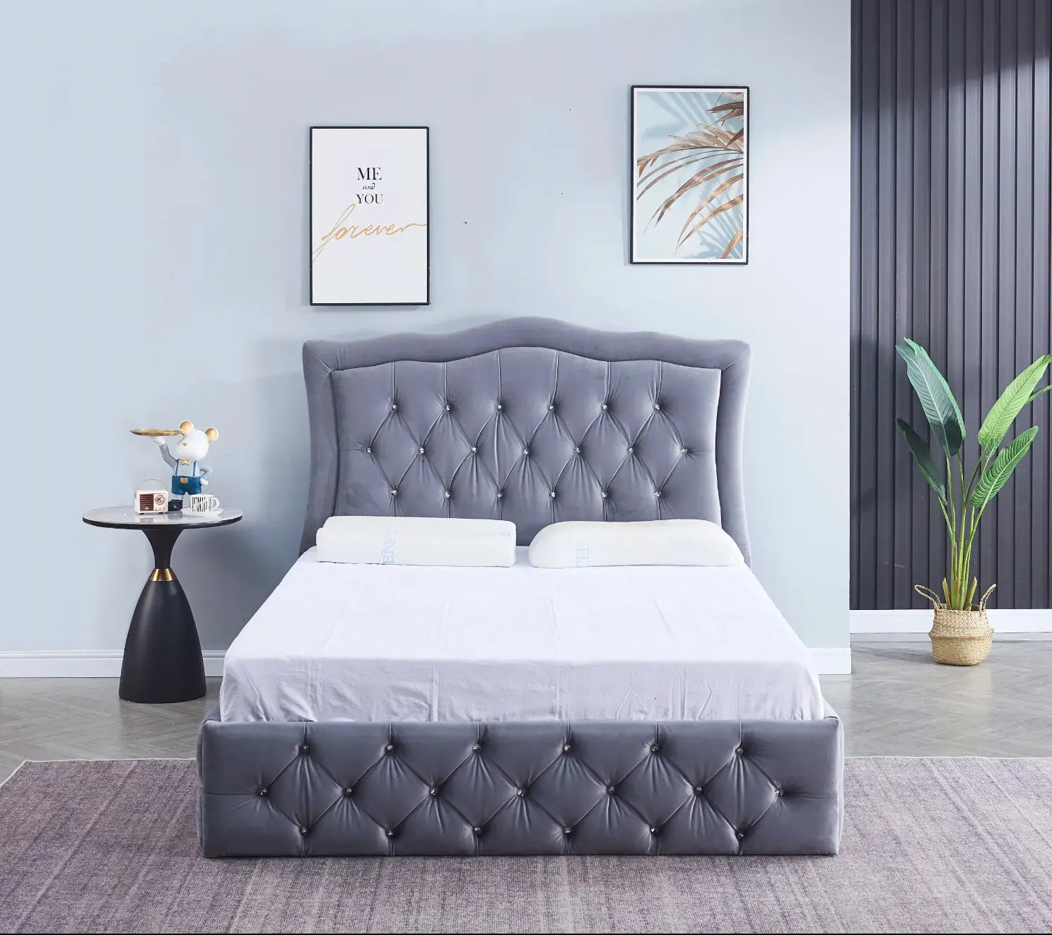 Cadre de lit TREND velours ACCESS MEUBLE