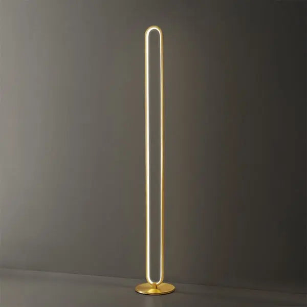 Lampadaire linéaire moderne LED métal doré ACCESS MEUBLE