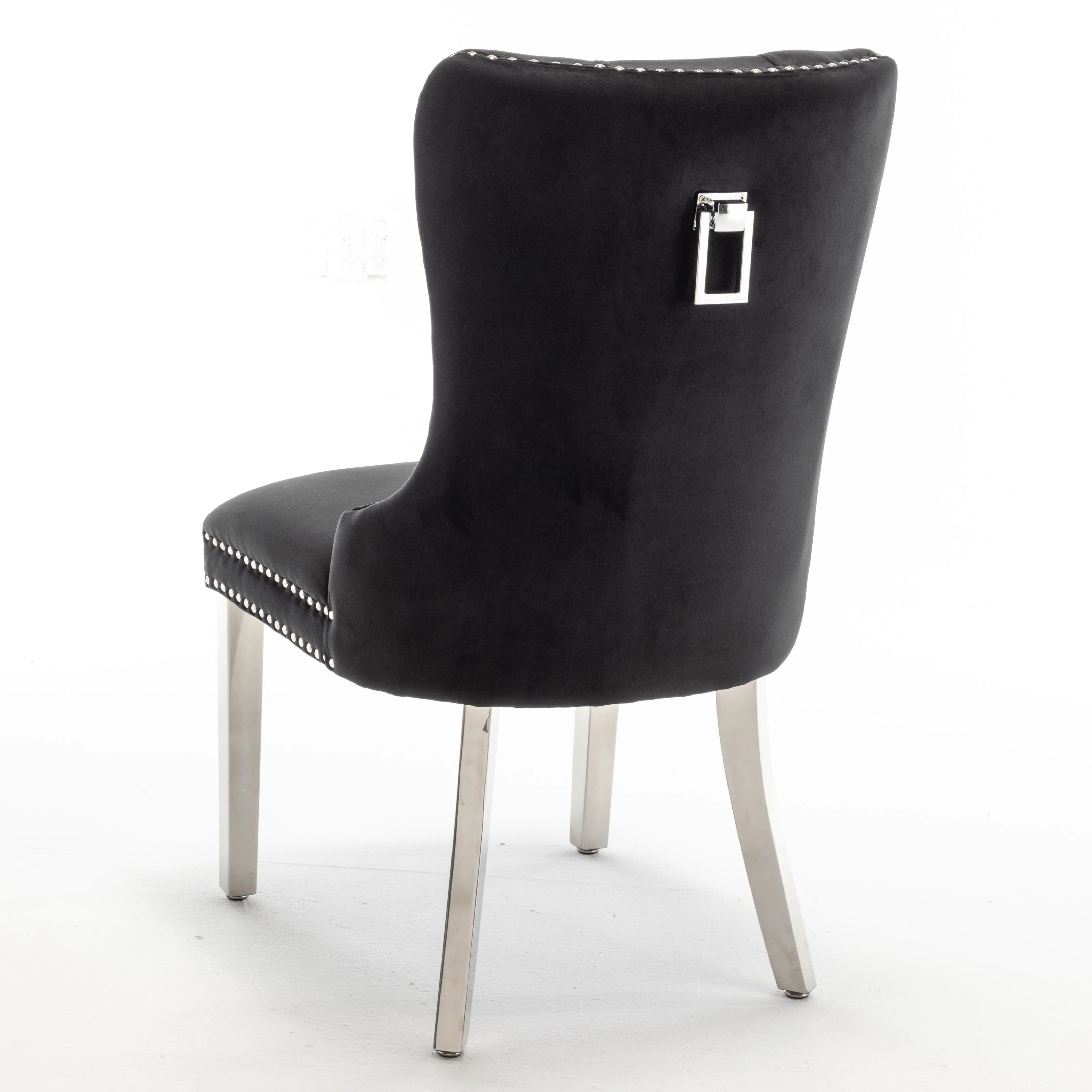Chaise POIGNE rectangle en velours ACCESS MEUBLE