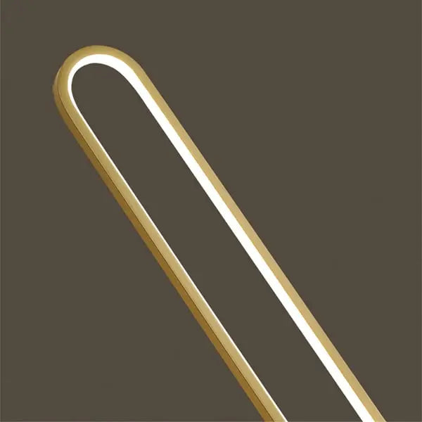 Lampadaire linéaire moderne LED métal doré ACCESS MEUBLE