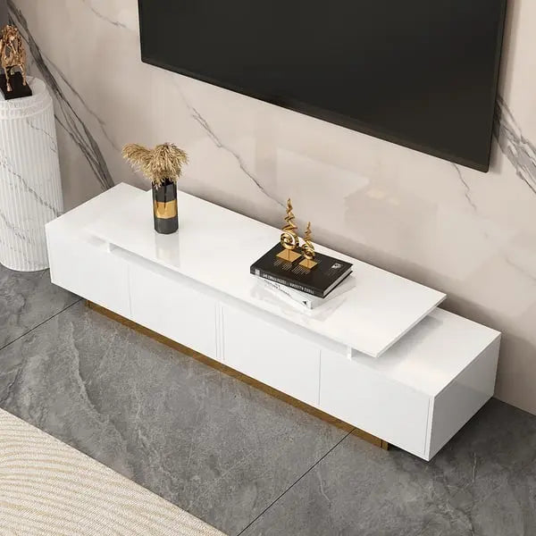 Meuble TV Brillant extensible moderne ACCESS MEUBLE