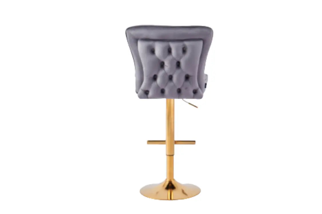 Tabouret de bar GABRIELLE en velours ACCESS MEUBLE