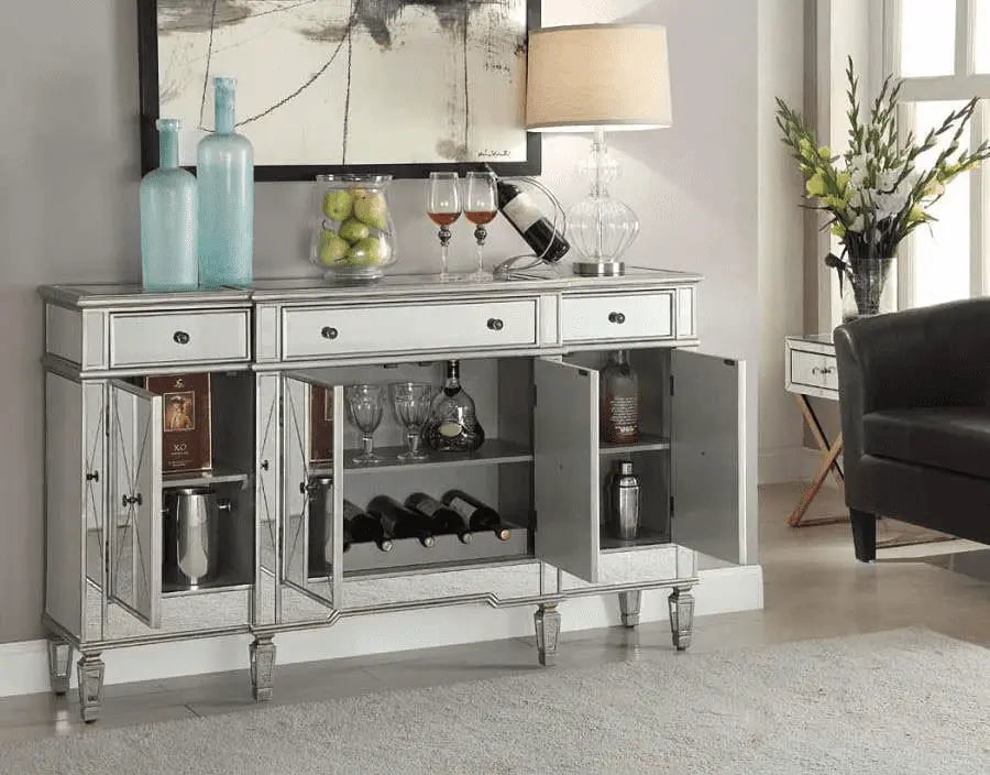 Buffet ROMANE 4 portes miroir ACCESS MEUBLE