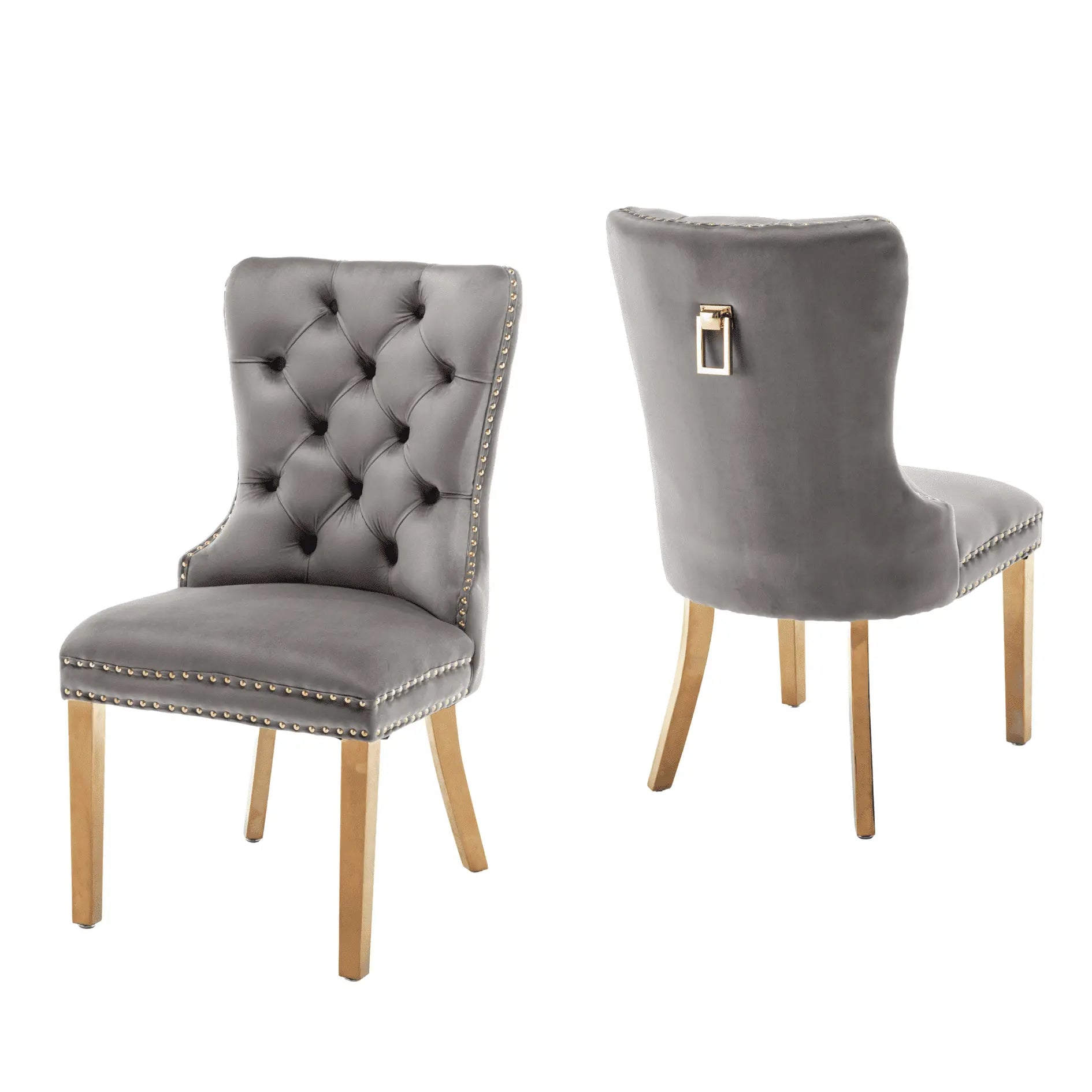 Chaise POIGNE rectangle en velours ACCESS MEUBLE