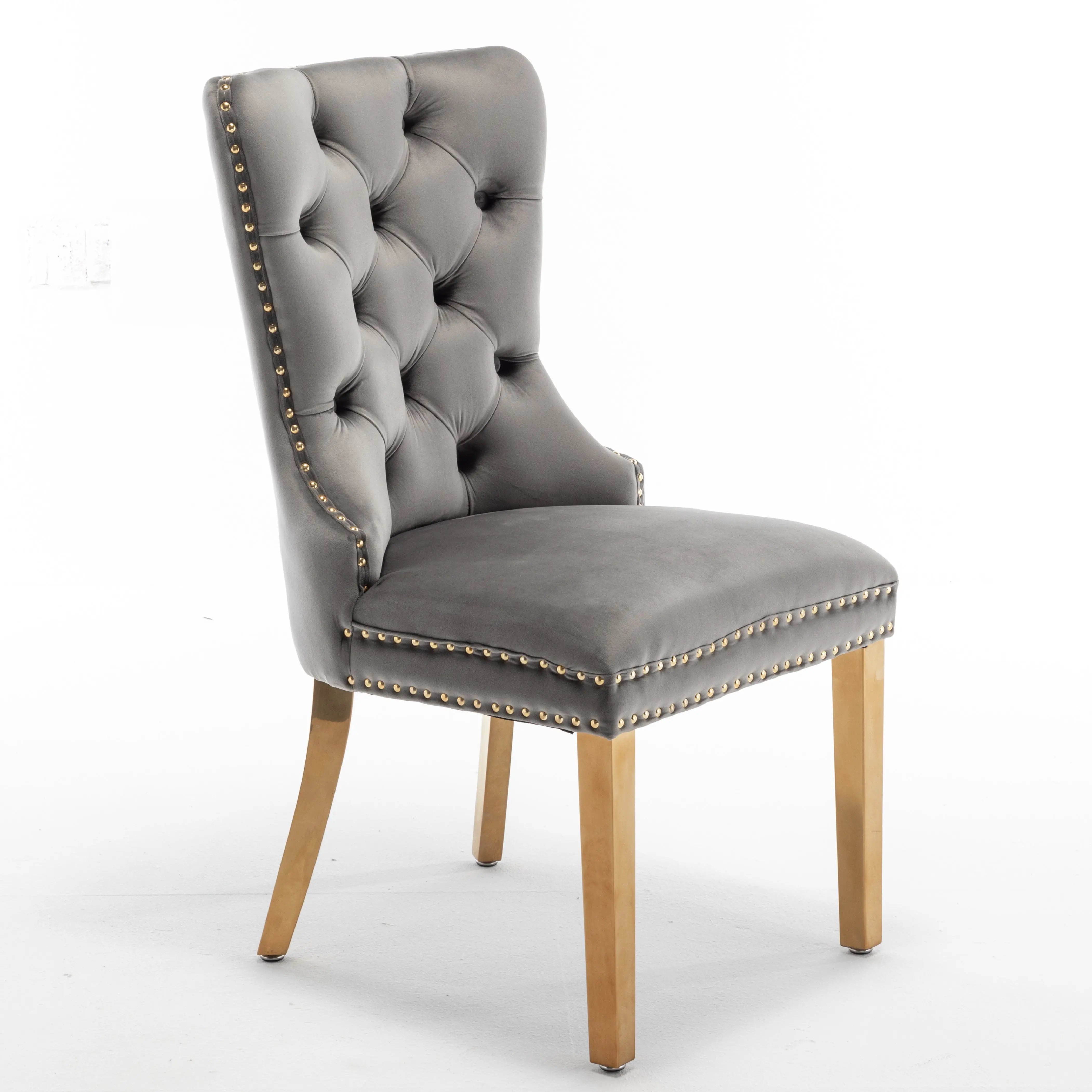 Chaise POIGNE rectangle en velours ACCESS MEUBLE