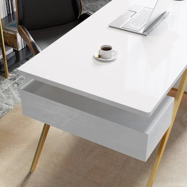 Bureau ultramoderne en bois de santal ACCESS MEUBLE