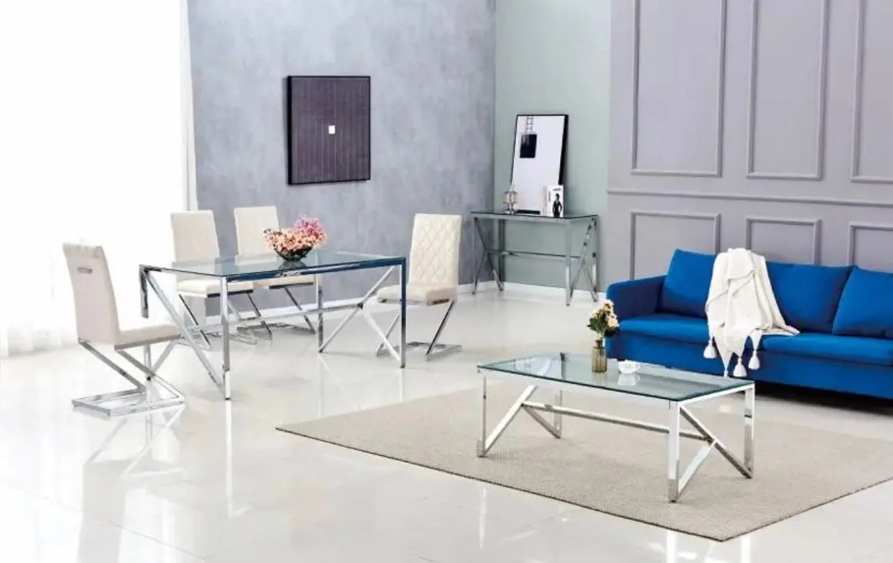 CONSOLE MAJESTIQUE DORÉ MARBRE BLANC ACCESS MEUBLE