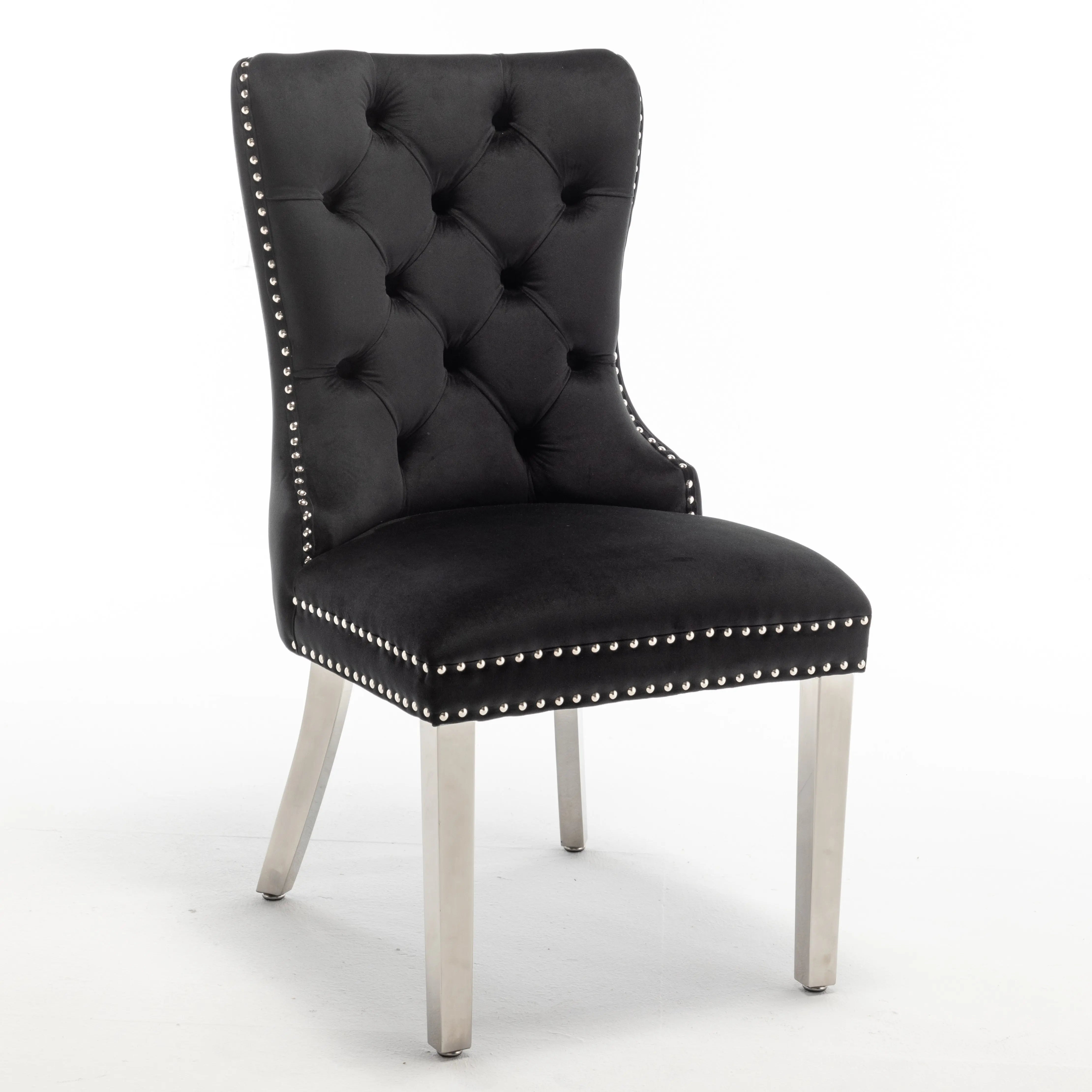 Chaise POIGNE rectangle en velours ACCESS MEUBLE