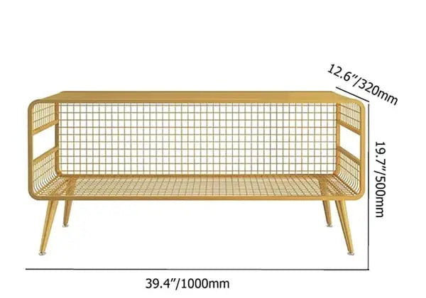 Étagère en maille dorée ACCESS MEUBLE