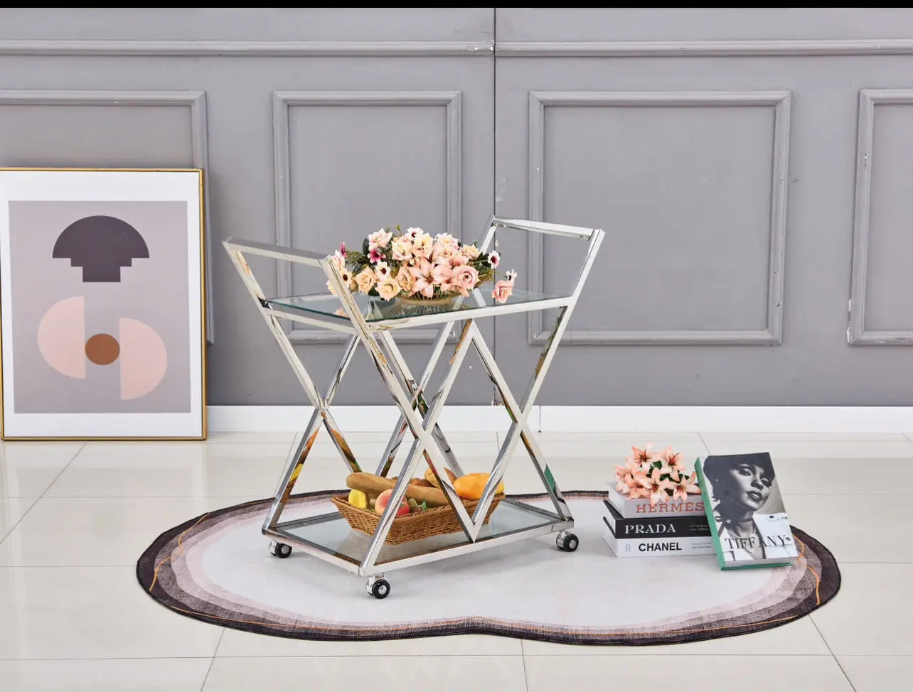 Chariot TRIANGLE transparent ACCESS MEUBLE
