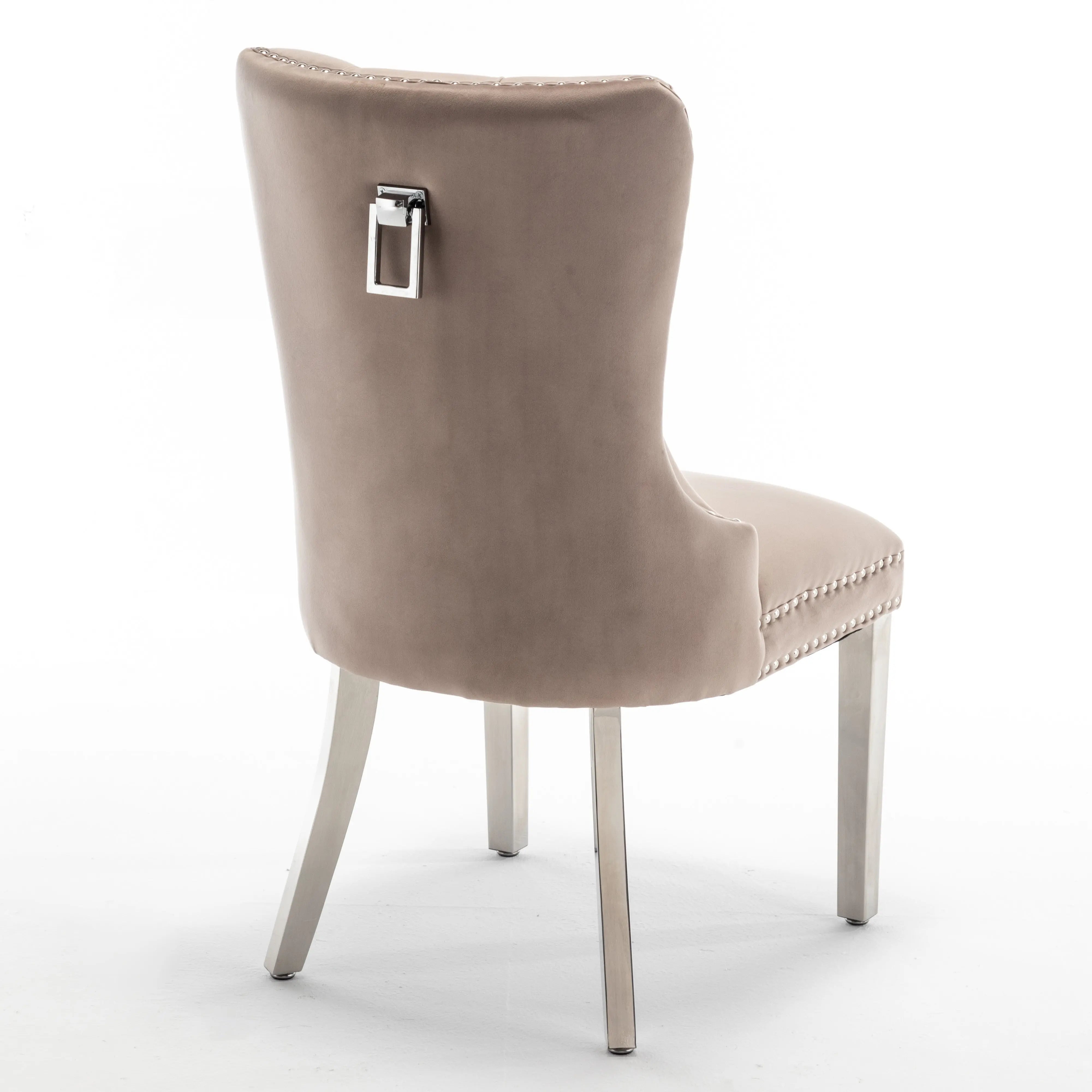 Chaise POIGNE rectangle en velours ACCESS MEUBLE