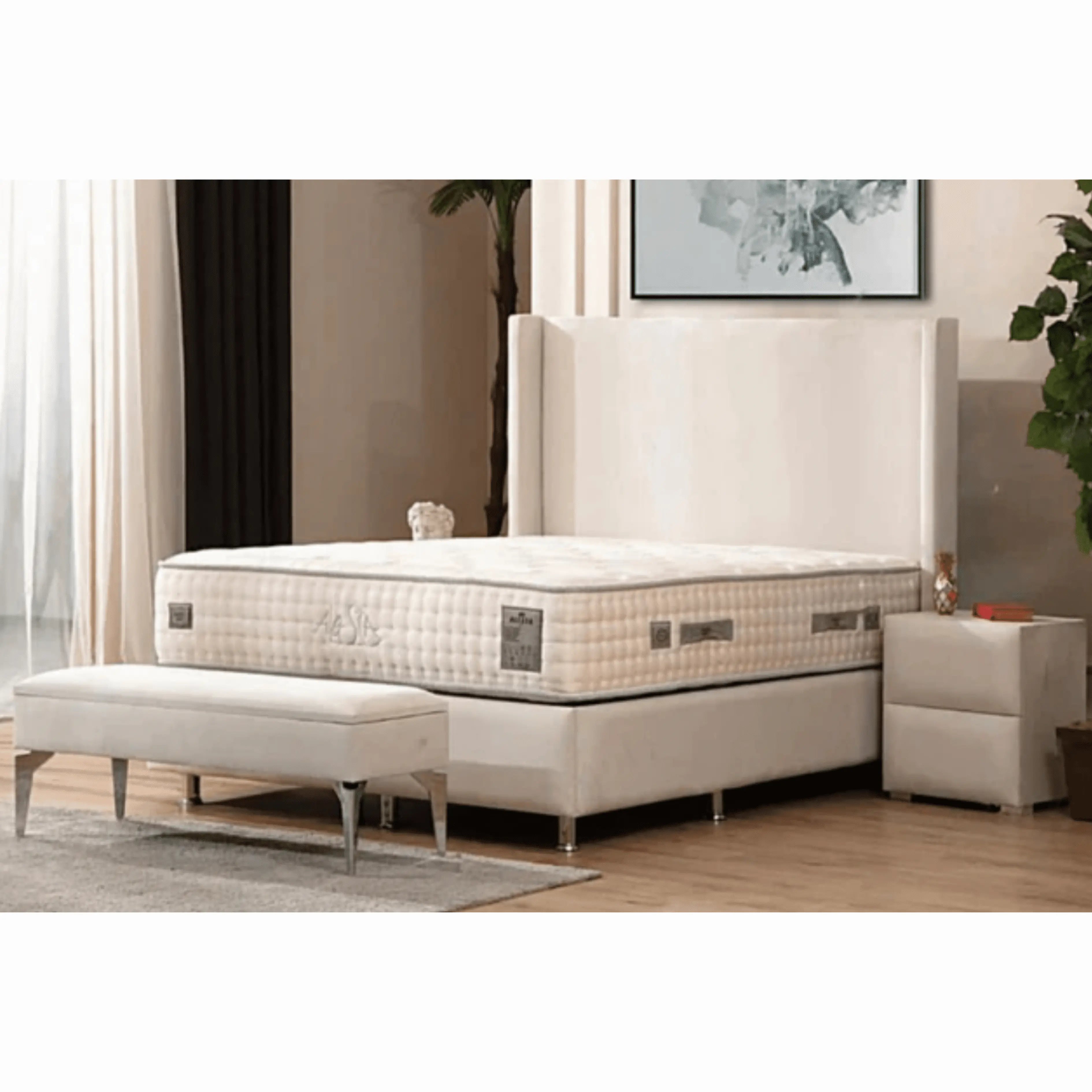 Lit Coffre COCO en velours ACCESS MEUBLE
