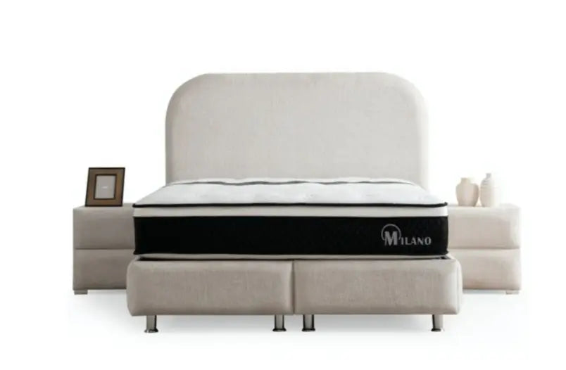 Lit coffre JADE blanc cassé ACCESS MEUBLE