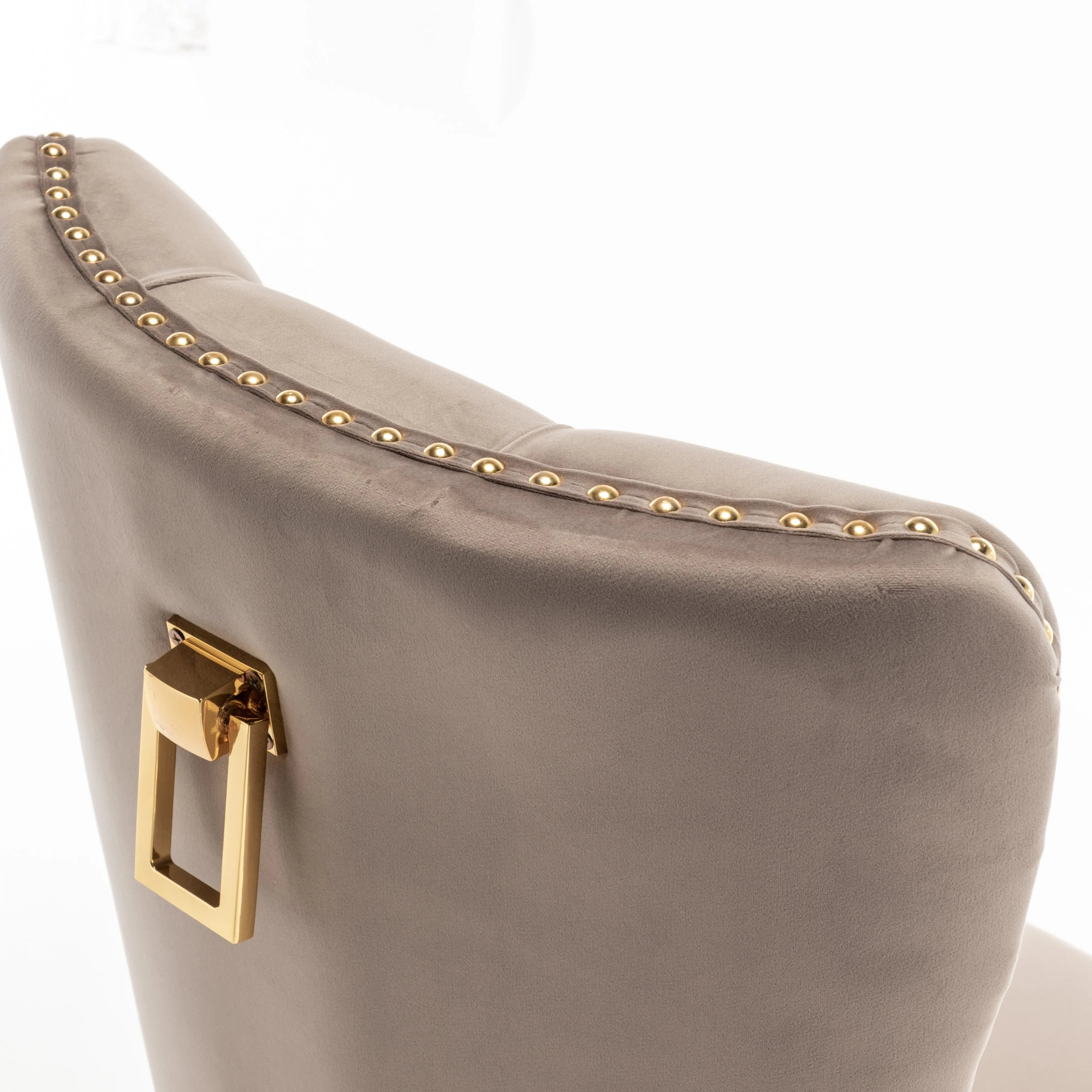 Chaise POIGNE rectangle en velours ACCESS MEUBLE