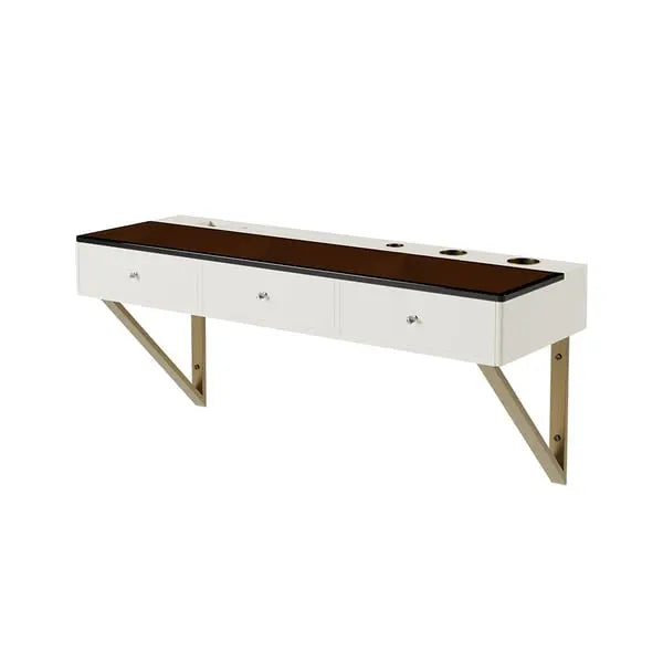 Coiffeuse Mural Table De Toilette Flottant En Verre Trempé ACCESS MEUBLE