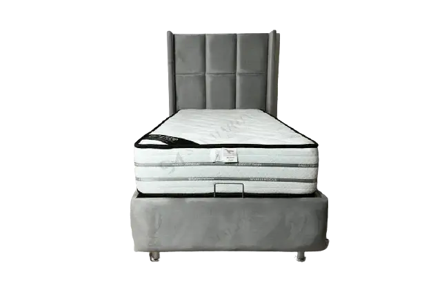 Lit Coffre Rio en Velours pour enfant