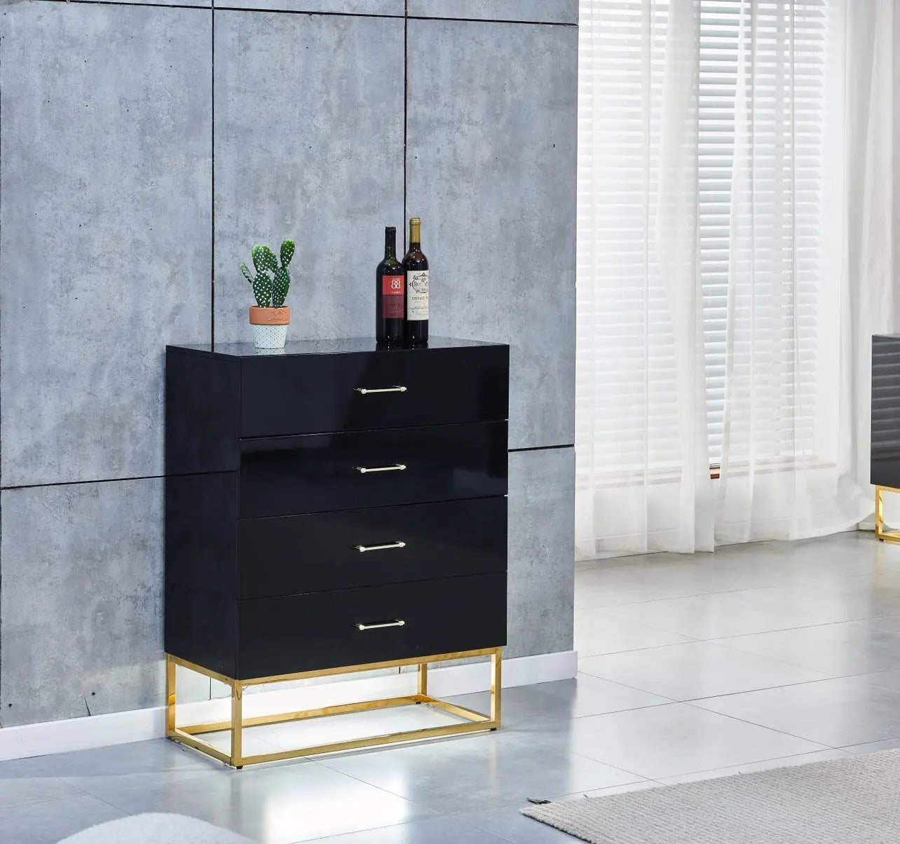 Commode ALYA en bois laqué ACCESS MEUBLE