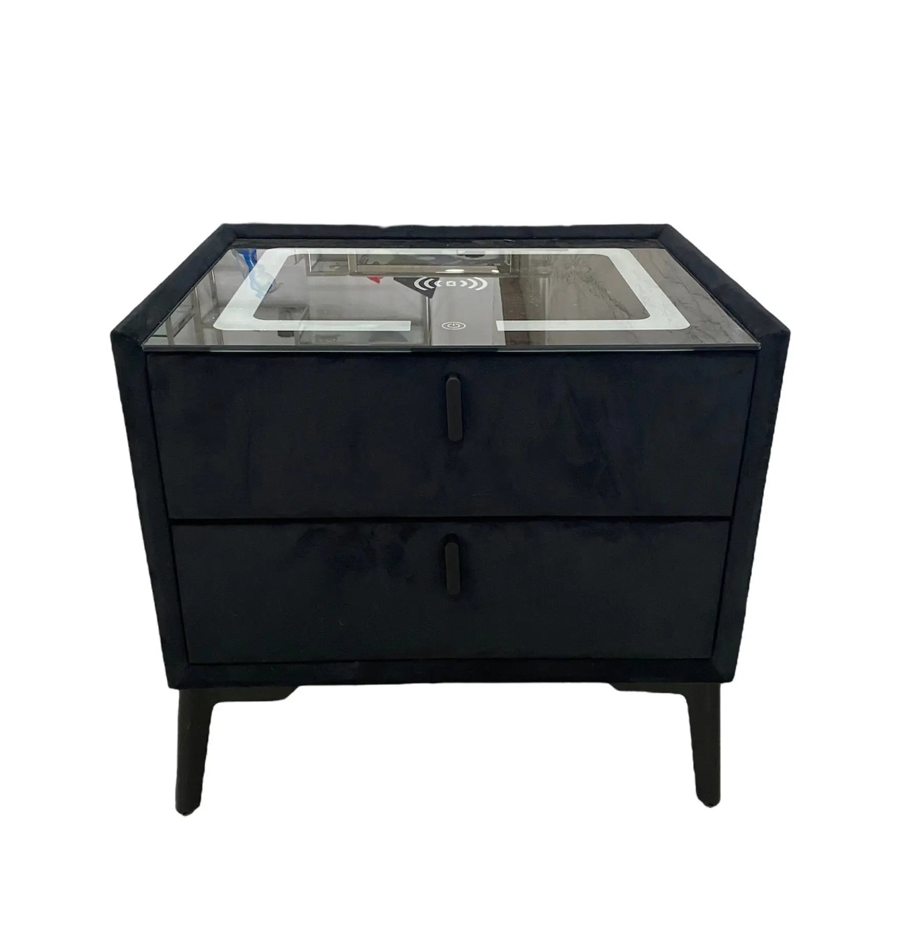 Chevet avec led chargeur a induction ACCESS MEUBLE