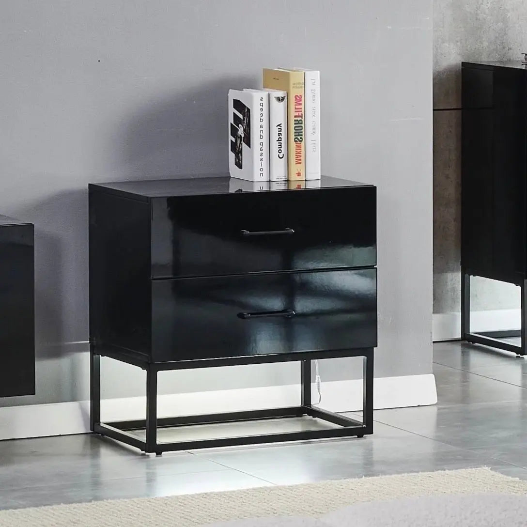 Chevet Alya led en bois laque ACCESS MEUBLE