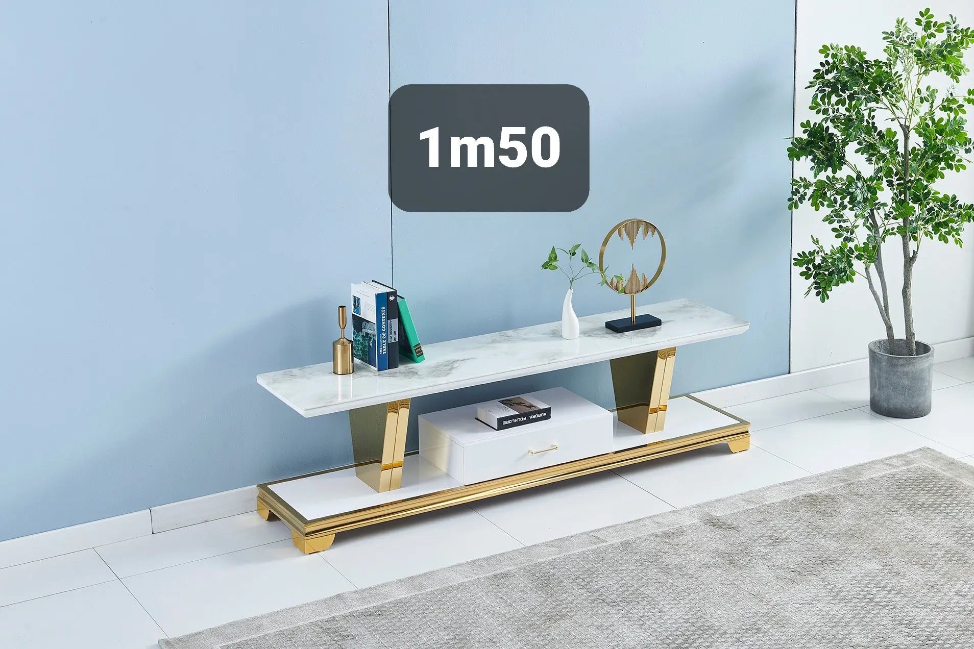 MeubleTV BARO en marbre ACCESS MEUBLE