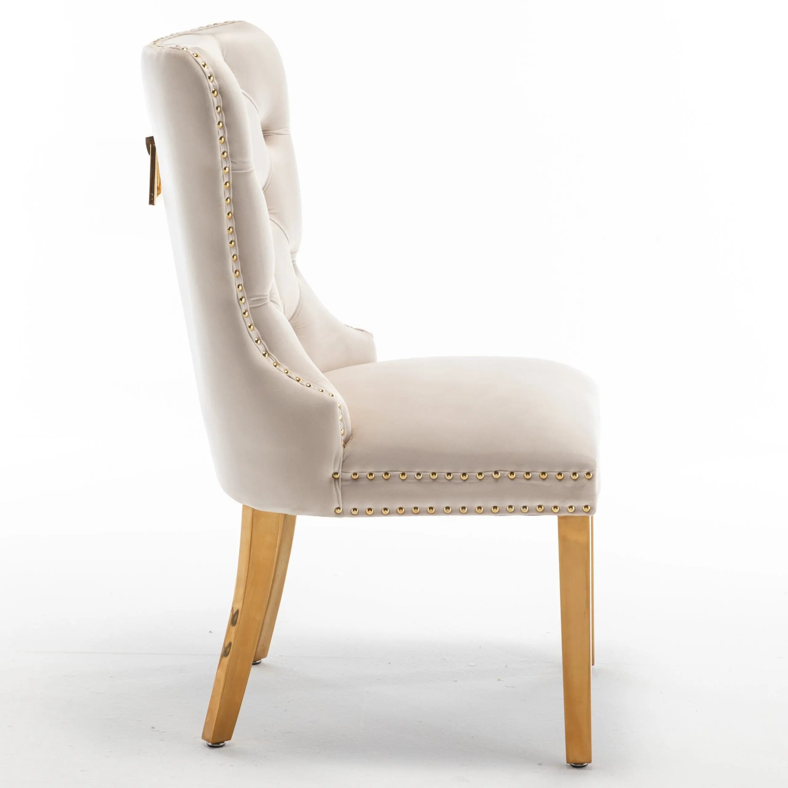 Chaise POIGNE rectangle en velours ACCESS MEUBLE