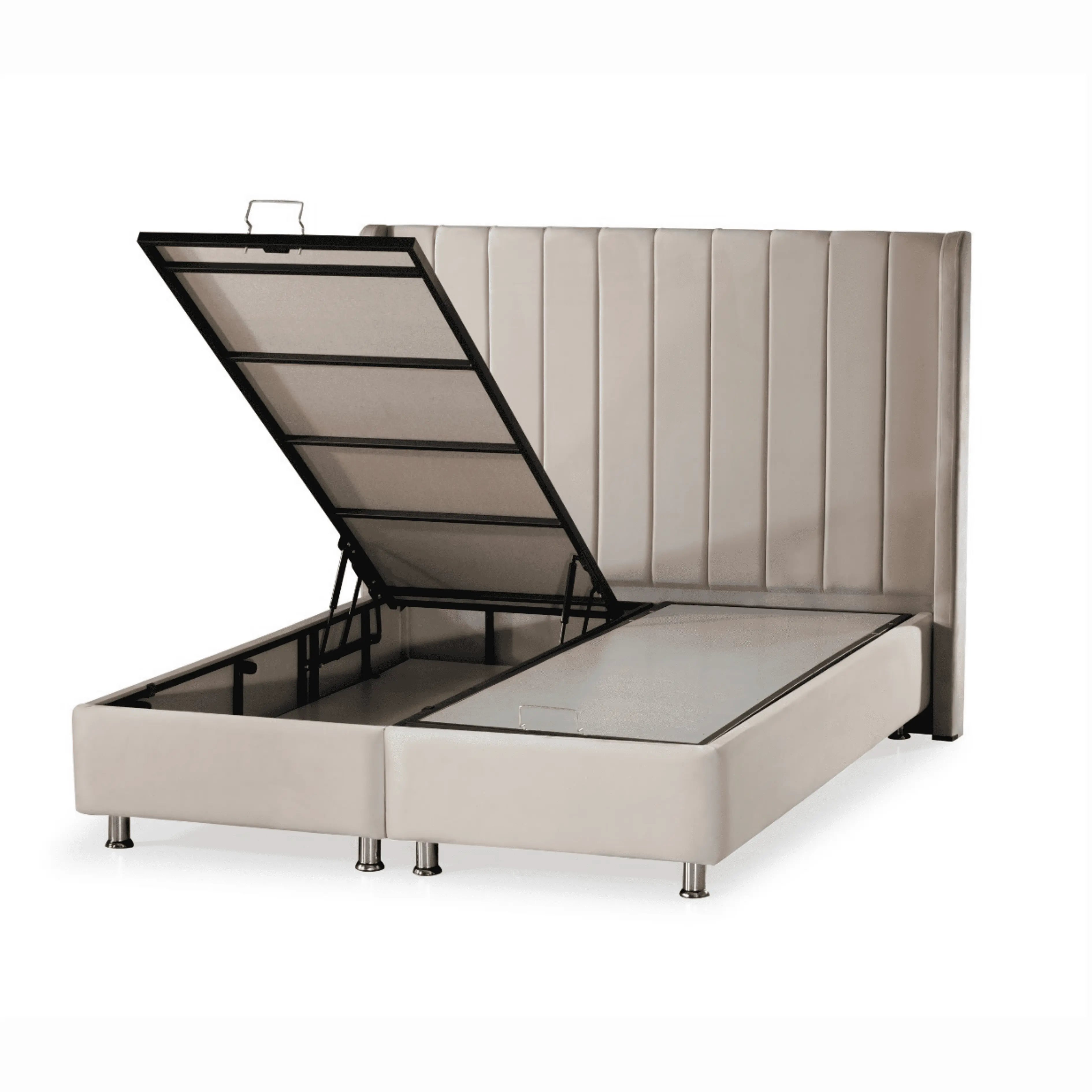 Lit Coffre TOKYO en velour ACCESS MEUBLE