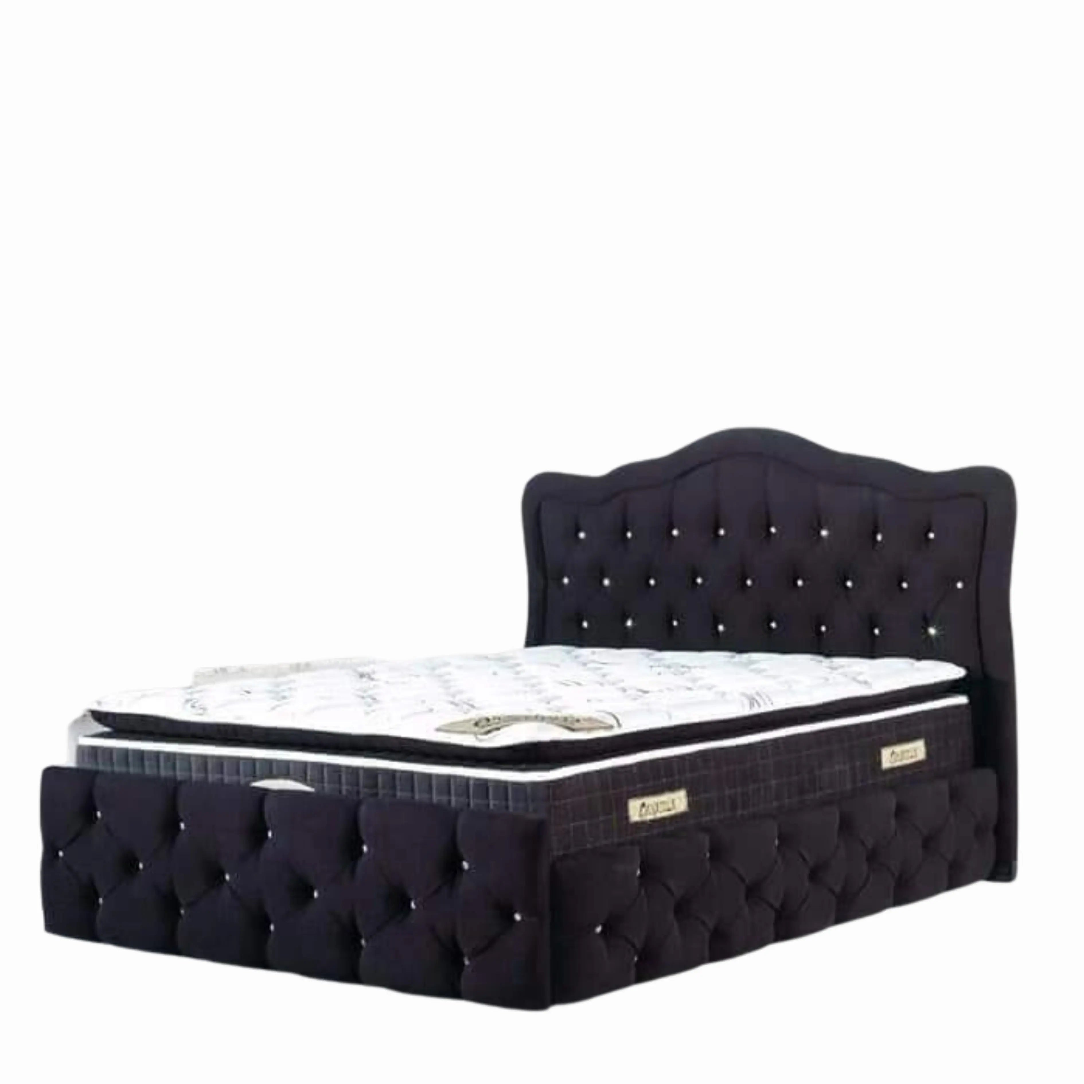 Cadre de lit VENISE en velours ACCESS MEUBLE