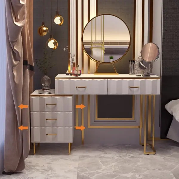 Coiffeuse extensible avec 5 portes ACCESS MEUBLE